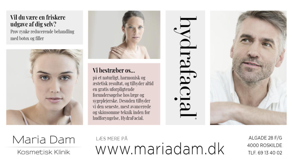 Maria Dam kosmetisk klinik - Fuldskærmsannonce Risskov Mediehus